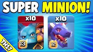 Best SUPER MINION attack for 3 STARS!!! TH17 Attack Strategy (Clash of Clans)