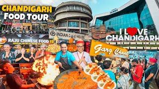 Punjab Tour EP-22 | Chandigarh Street Food Tour | Punjabi Food | Punjab Street Food