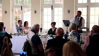 My Father of the Bride speech at the wedding of Nathan and Zaïda Richards 04/04/2022