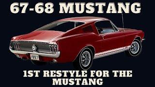 1967  1968 Mustang - This Restyle - Worried Lee Iacocca