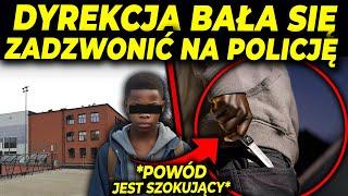 CZARNOSKÓRY UCZEŃ ZAATAKOWAŁ NOŻEM W SZKOLE!