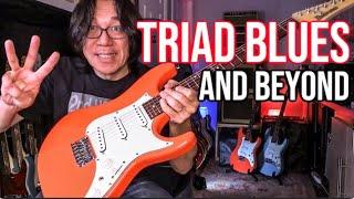 Music Theory - Triad Blues & Beyond - How To Apply Triads over tunes!