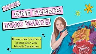Intro: One Fabric Two Ways - Collab with @MichelleSewsAgain