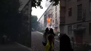 Пожар в Воронеже