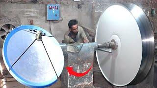 Wonderful Technique Of Making Satellite Dish Antenna / Low Investment Business