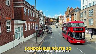 Explore Northwest London Neighbourhoods aboard Bus Route 83 from Golders Green to Alperton 