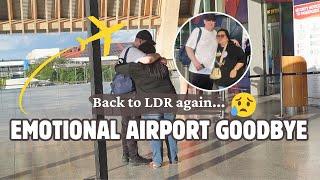 Emotional Airport Goodbye  Back to LDR Again  || justjessah