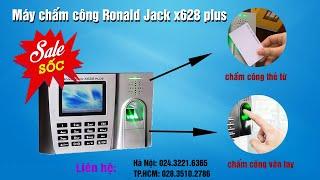 Hướng dẫn sử dụng Máy chấm công vân tay RONALD JACK X628 Plus