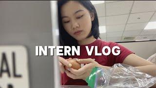 ENG)大學生Vlog｜實習生日常、剪頭髮啦 Day as an intern.