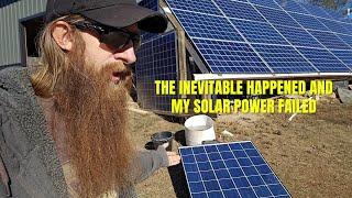 My Solar power has failed due to bad batteries