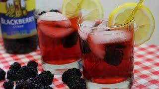 Blackberry Tom Collins Cocktail ~ Torani Friday ~ Noreen's Kitchen