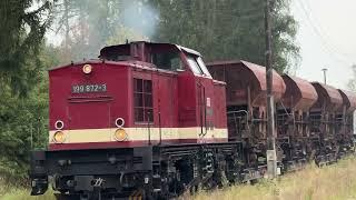 Schotterzug der HSB - Auf der Selketalbahn unterwegs