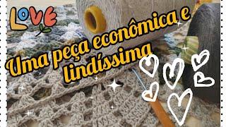  Fácil/Rápido e Muito econômico produção em crochê lindíssima#lojadevariedades #crochet #croche