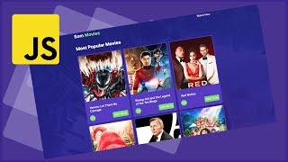 Create Movie App Using Vanilla JavaScript With TMDB | Part 1