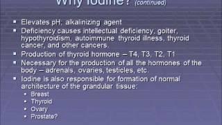 Jorge Flechas, MD -Iodine Deficiency Impacts Health Far Beyond Thyroid Hormone Production