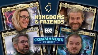 @commanderathome & ​​⁠KingdomsTV | Breya v Ur-Dragon v Alela v Muldrotha | Commander Game