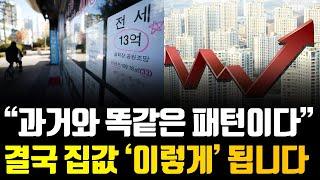 "과거와 똑같은 패턴이다" 결국 집값 '이렇게' 됩니다