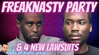 Breaking News Meek Mills FreakNasty Diddy BDAY PARTY EXPOSED | 4 New Diddy Lawsuits