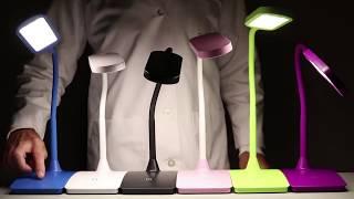 Dimmable LED Desk Lamp – USB Charging Port, Adjustable Neck