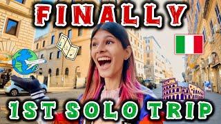 MY FIRST SOLO TRIP️ | Rome - Italy| thejathangu