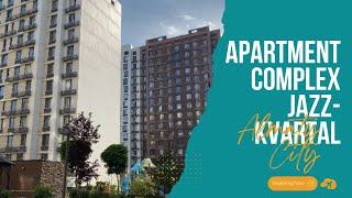 Apartment Complex Jazz-Kvartal | Walking Tour 4k 60 fps | Almaty City 2024 Summer