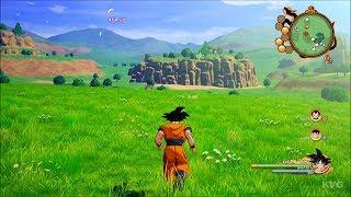 Dragon Ball Z: Kakarot - Continent Center Area - Open World Free Roam Gameplay (PS4 HD) [1080p60FPS]