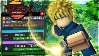 YELLOW FLASH REACHED 200OC AND CREATES *SPECIAL* FLYING THUNDER GOD! ANIME FIGHTING SIMULATOR ROBLOX