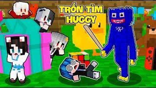 PHONG CẬN SAMMY THỬ THÁCH 24 GIỜ TRỐN TÌM HUGGY TÍ HON KINH DỊ ĐÁNG SỢ TRONG MINECRAFT