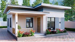 7.2 x 7.5 Meters House Design | Modern and Cozy House (2Bedrooms)