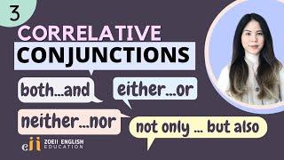 7.3 Correlative Conjunctions (Pairs)(In Burmese) | Zoeii English Education