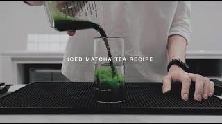 How To Make Iced Matcha Tea With Perfect Foam Layer