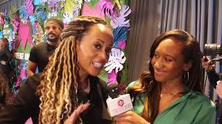 Essence Atkins Talks @Netflix "The Noel Diary" With Justin Hartley  I 2022 Merge Summit Awards