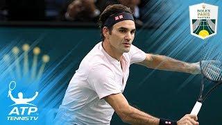 Roger Federer Best Shots at Rolex Paris Masters 2018!