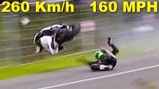 BIG️OFF 260-Kmh / 160-MPH , Kells Road Races - IRELAND️ . .(Type Race, Isle of man TT)