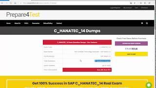 C_HANATEC_14 Dumps | Prepare For SAP C_HANATEC_14 Exam With 100% Guaranteed Marks - #Prepare4test