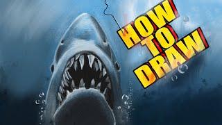 How To DRAW JAWS!