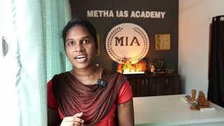 METHA IAS ACADEMY Students Testimonials Our Future Achiever's 