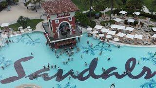 Sandals Antigua Great Drone Footage