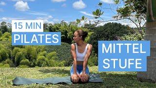 Pilates für Mittelstufe  | 15 Minuten Kraft & Flexibilität Workout