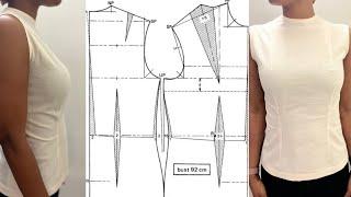 HOW TO: DRAFT A BASIC BODICE BLOCK  using the Natalie Bray Version. Pt 1
