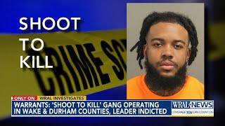 'Shoot To Kill' Gang Leader Indicted on Federal Charges; Operated in Wake and Durham counties,