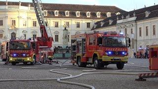 [Feueralarm im Schloss Ludwigsburg] | Annahme: VOLLBRAND GEBÄUDETEIL - Große Einsatzübung - [Ü]