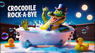 Crocodile Rock-a-bye | Fun & Silly Bathtime Song for Kids | Bubble Splish Splash Nursery Rhyme