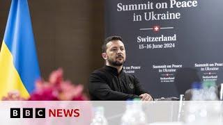 Putin peace terms slammed at Ukraine summit | BBC News