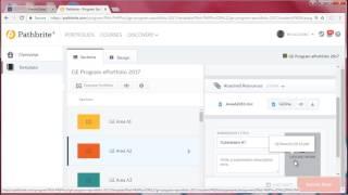 GE ePortfolio Program:  Uploading Items to Section