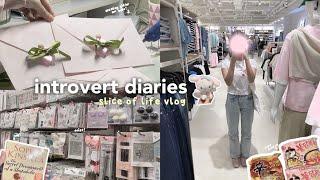cozy introvert vlog thrifting, making diy bff gifts, korean snacks, 24hr roadtrip