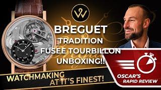 Oscar's RAPID REVIEW Breguet Tradition Fussee Tourbillon 7047 Full length episode on my channel!