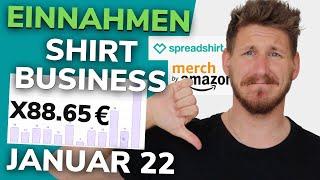 Lohnt sich das T-Shirt Business 2022 noch? MBA & Spreadshirt Einnahmen 2022