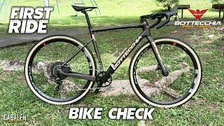 First Ride of the Bottecchia Gravel Carbon bike | Bike Check