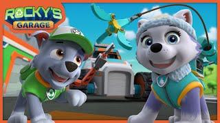 Everest's Grappling Hook Needs a Puppy Replacement - Rocky's Garage - PAW Patrol Cartoons for Kids